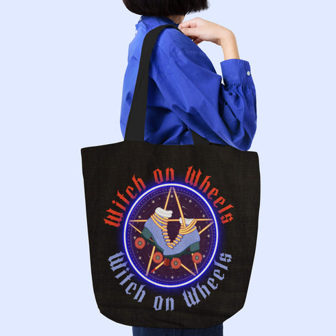 Witches on Wheels Roller Skate Tote Bag